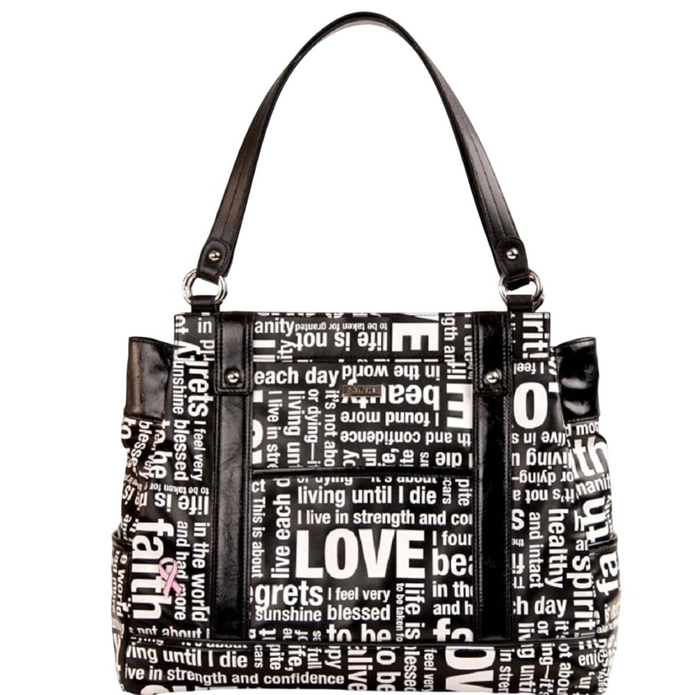 Miche Vintage Y2K Prima Shell "Hope" Black Leather Shoulder Bag NWT
